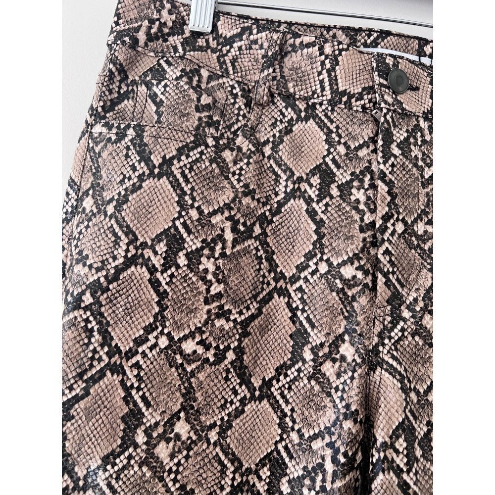 Zara Python Pants Animal Print Size 8 Nwt - image 3